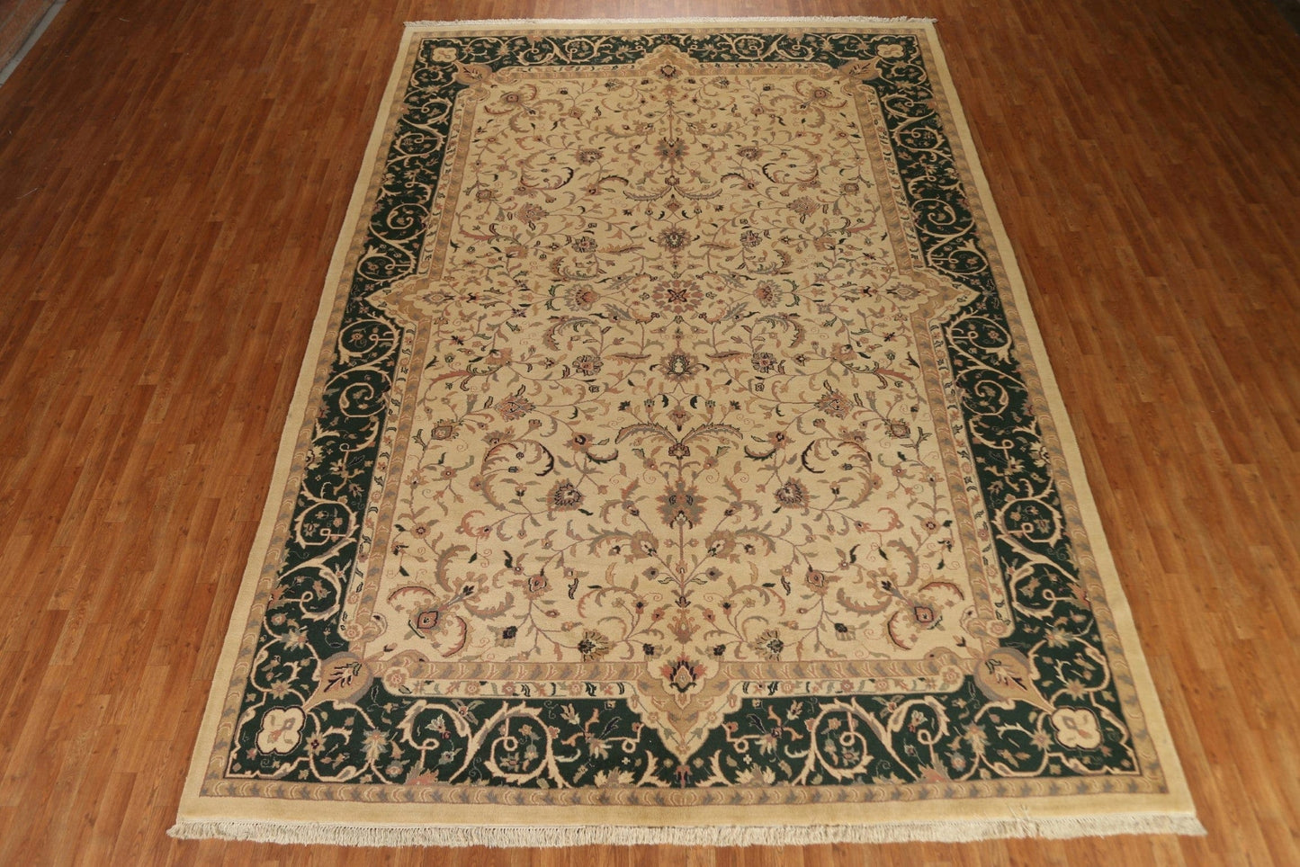 All-Over Floral Agra Indian Large Rug 10x14