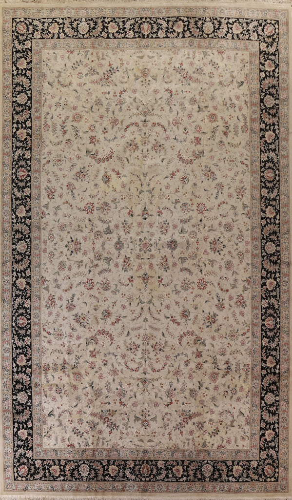 All-Over Floral Aubusson Large Area Rug 12x19