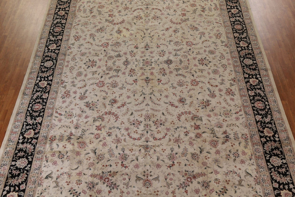 All-Over Floral Aubusson Large Area Rug 12x19