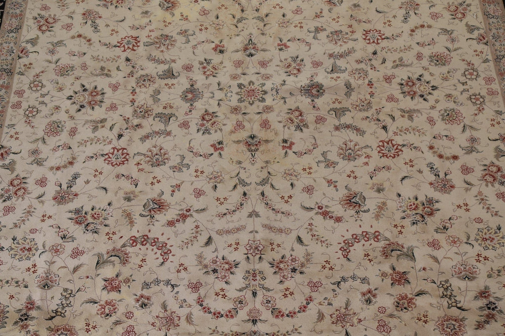 All-Over Floral Aubusson Large Area Rug 12x19