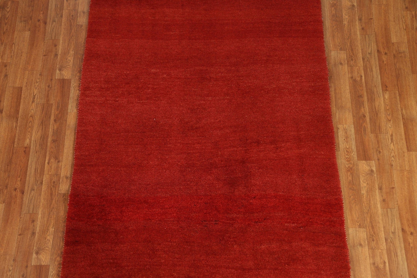 Solid Gabbeh Persian Rug 4x7