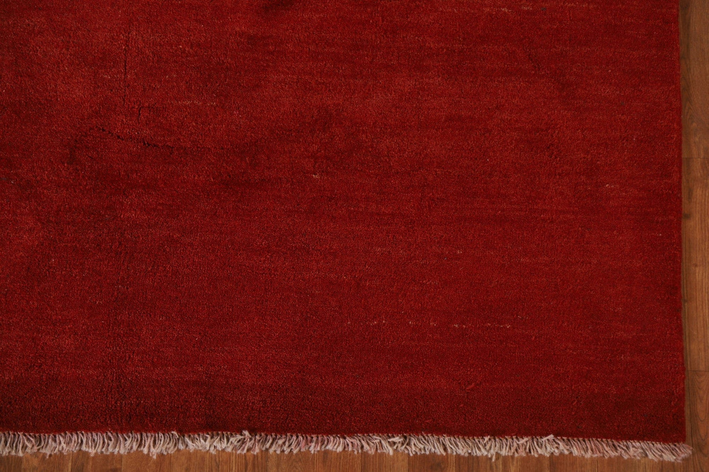 Solid Gabbeh Persian Rug 7x8