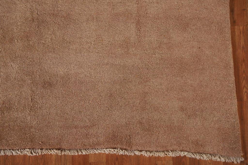 Solid Gabbeh Persian Rug 7x10