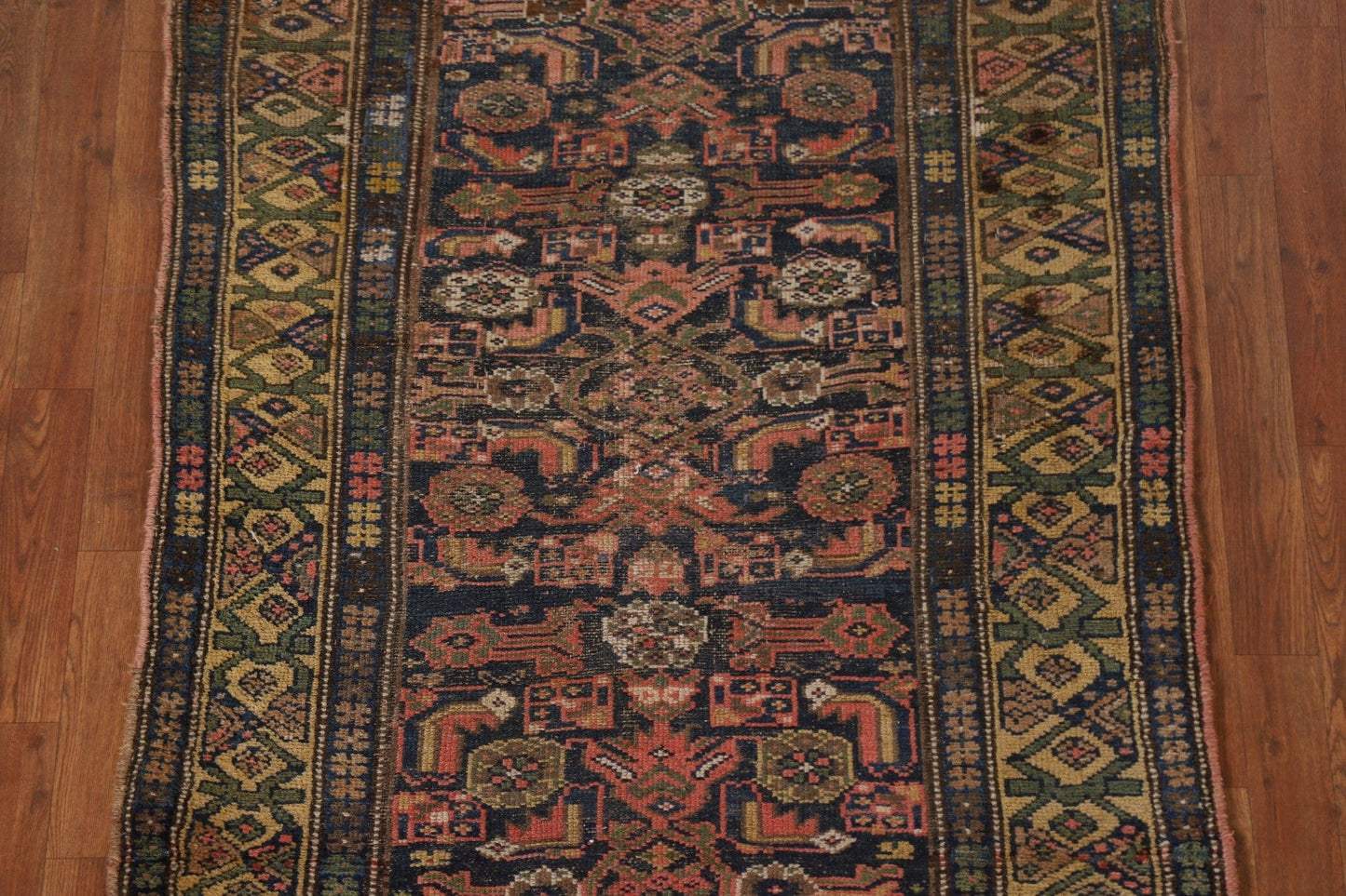 Heriz Bakhshayesh Persian Runner Rug 3x15