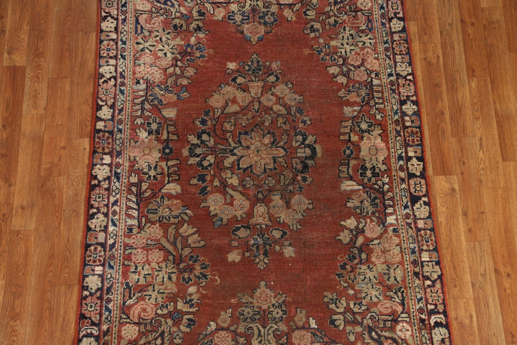 Floral Mahal Handmade Area Rug 4x6