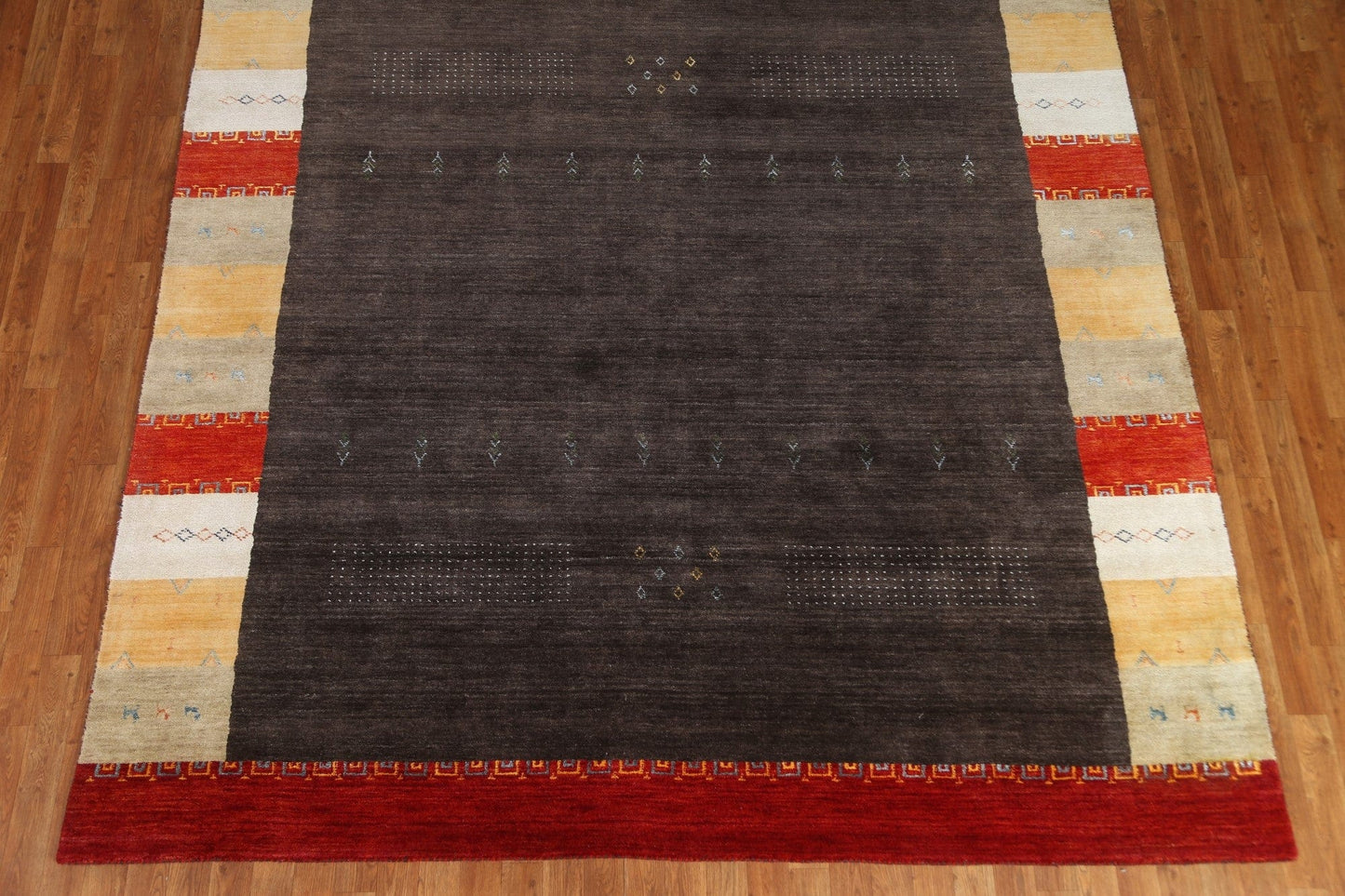 Gabbeh Area Rug Handmade 8x9