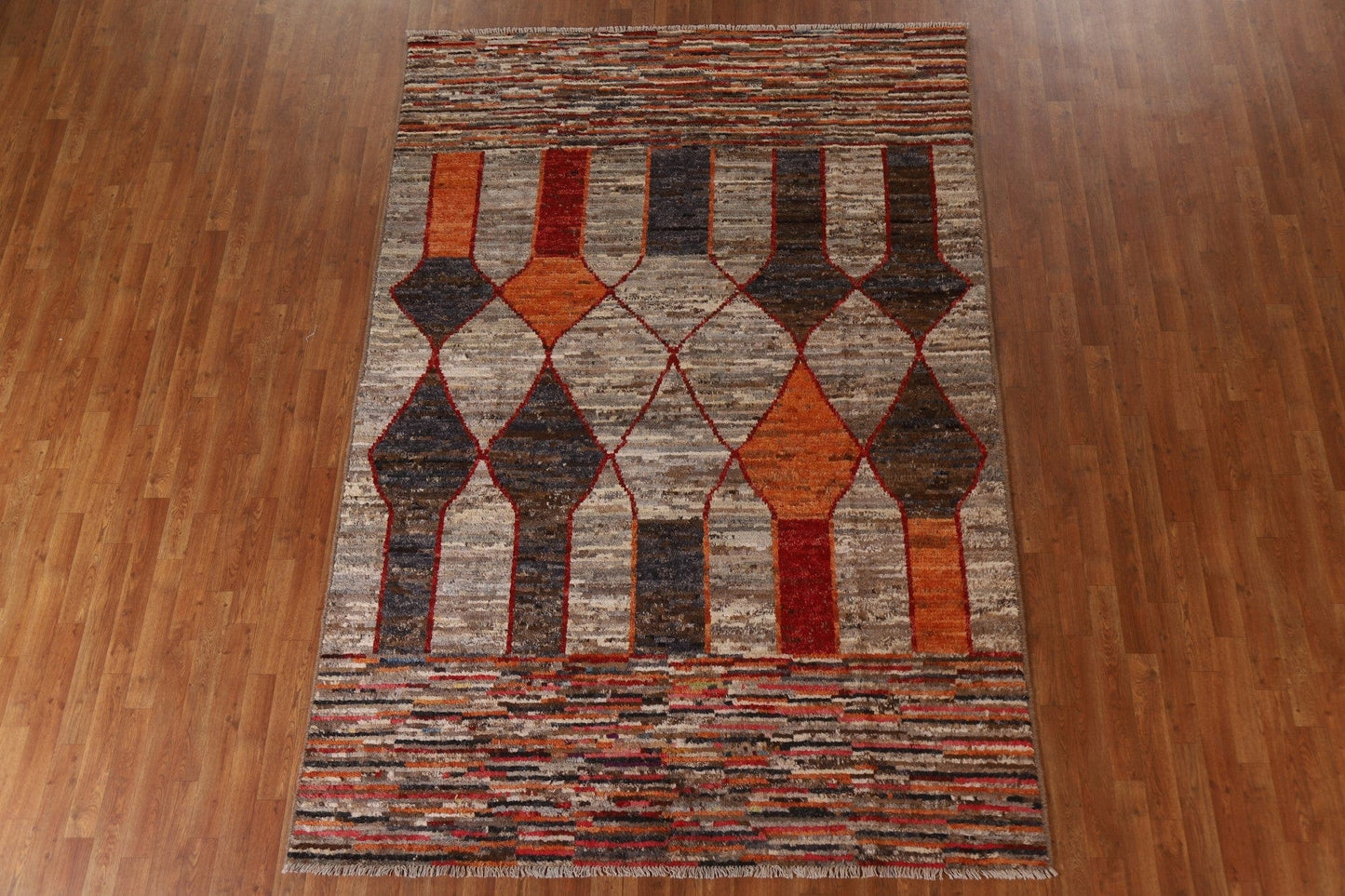 Handmade Moroccan Oriental Area Rug 7x10