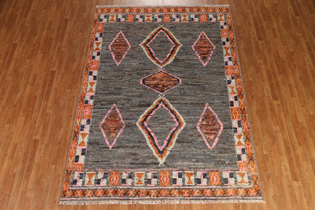 Geometric Moroccan Oriental Area Rug 7x10