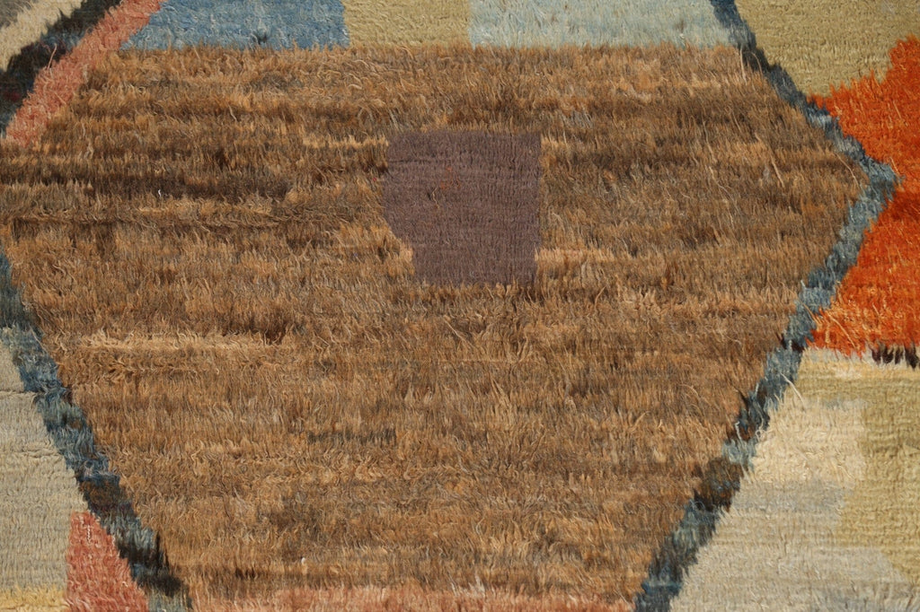 Abstract Moroccan Wool Area Rug 7x10