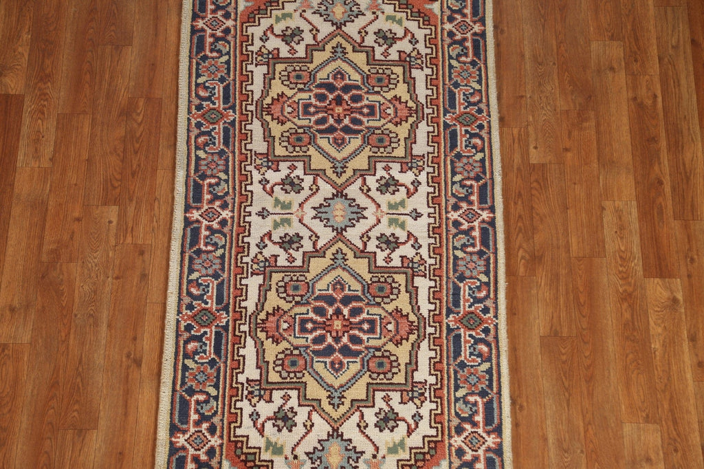 Geometric Heriz Serapi Rug 3x6