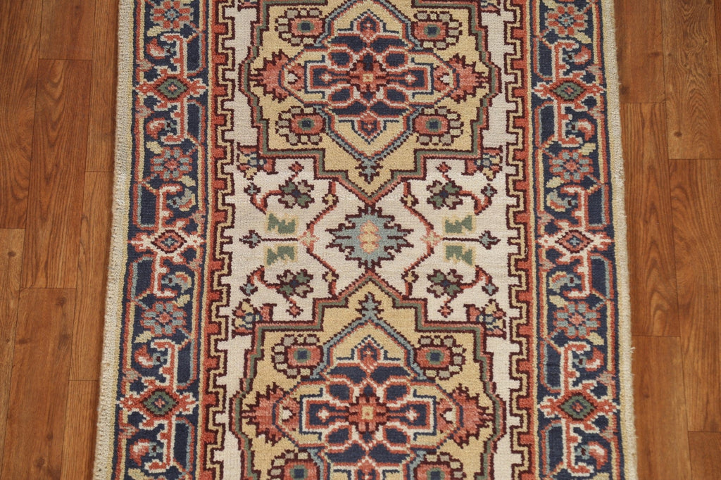 Geometric Heriz Serapi Rug 3x6