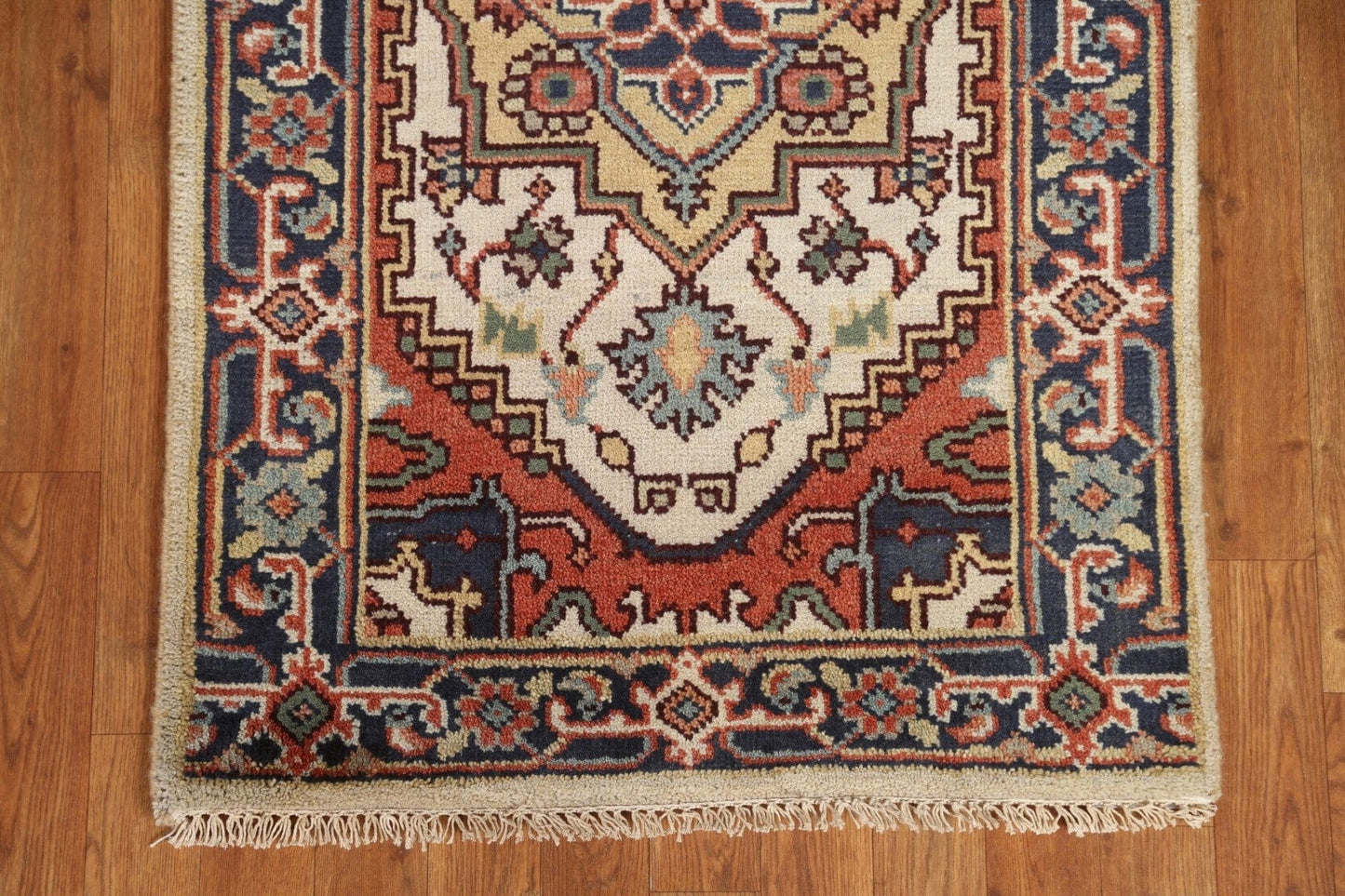 Geometric Heriz Serapi Rug 3x6