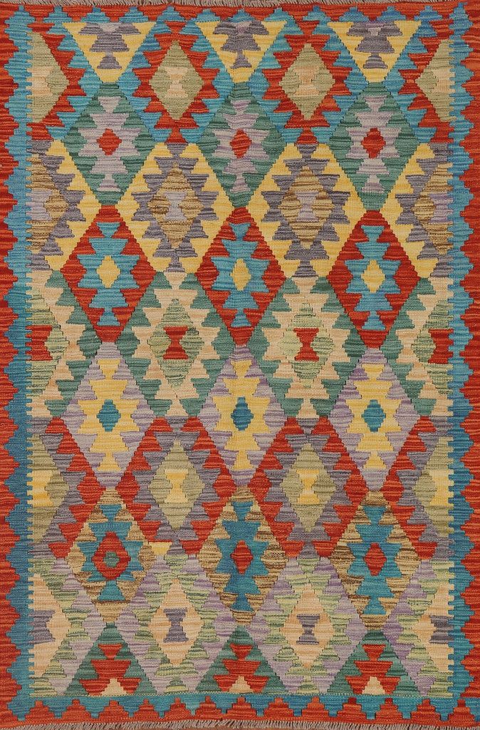 Geometric KIlim Oriental Area Rug 4x6