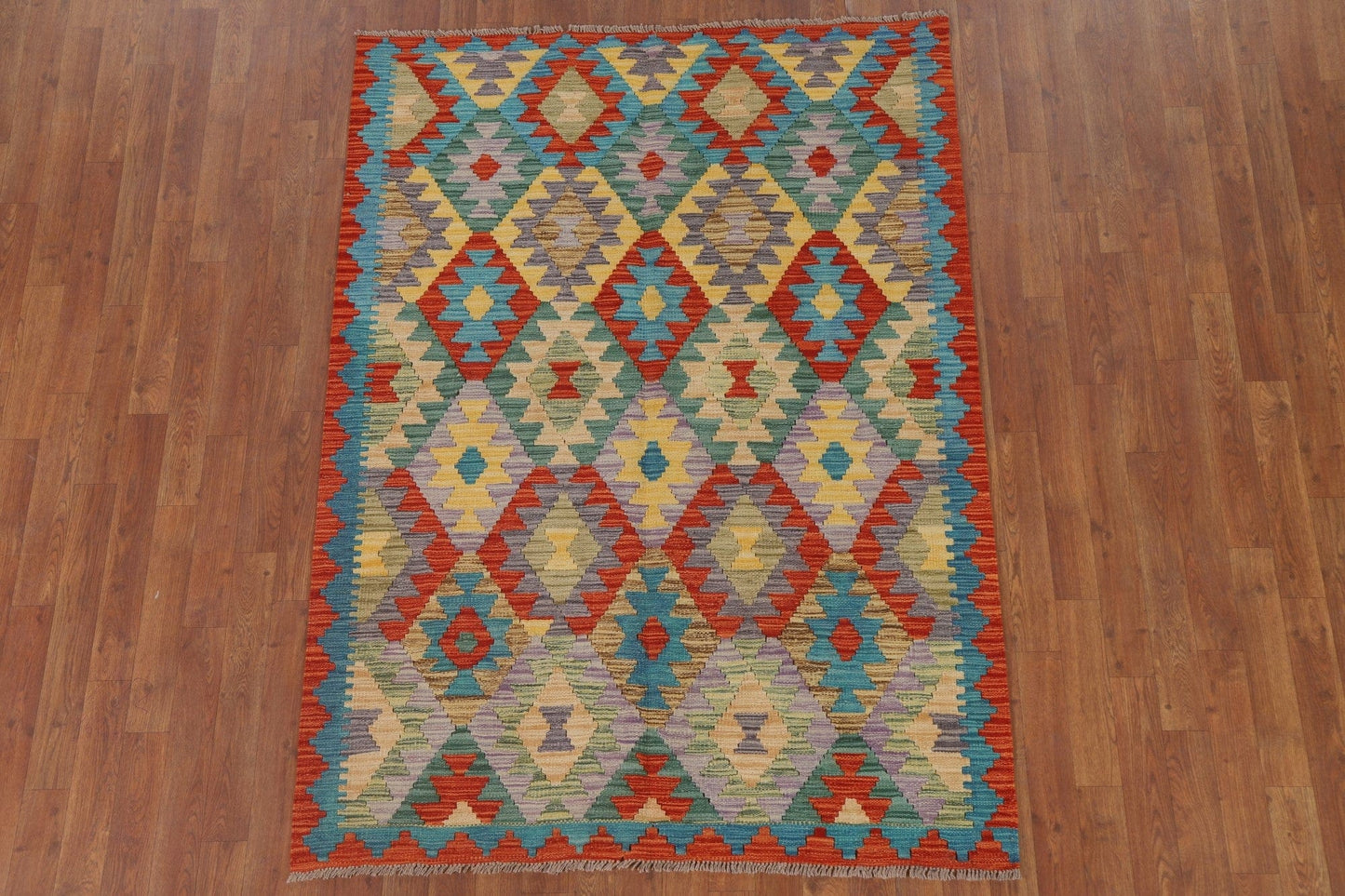 Geometric KIlim Oriental Area Rug 4x6