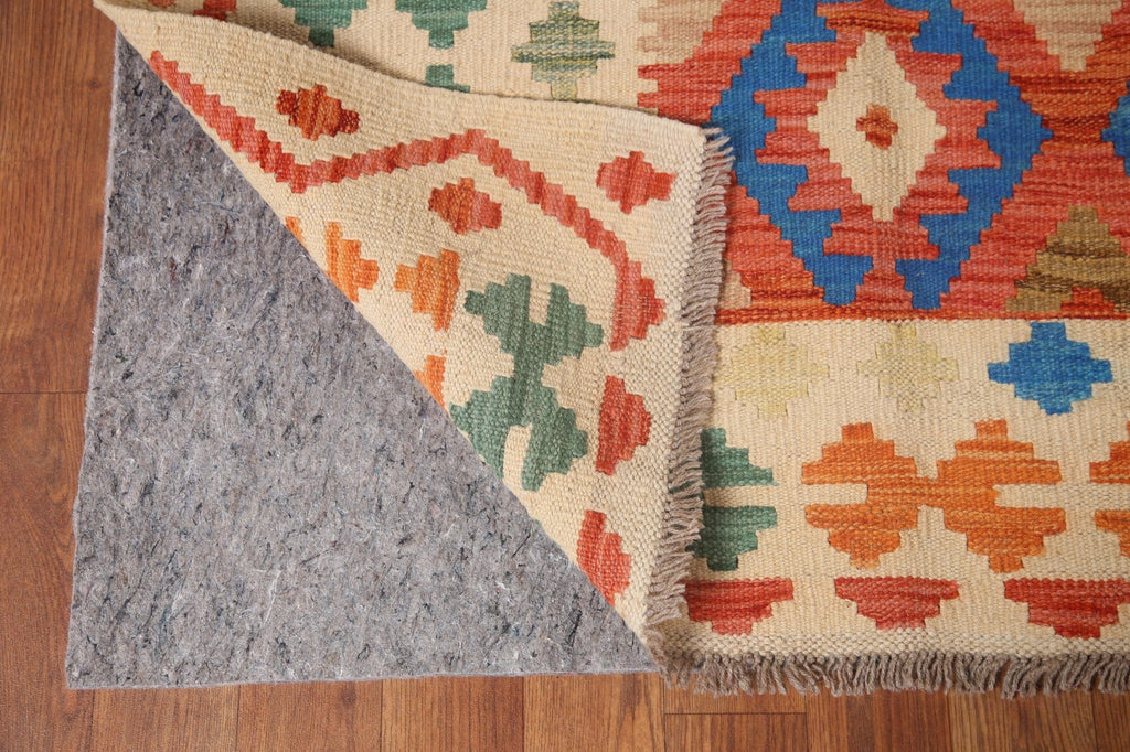 Kilim Reversible Wool Area Rug 7x10