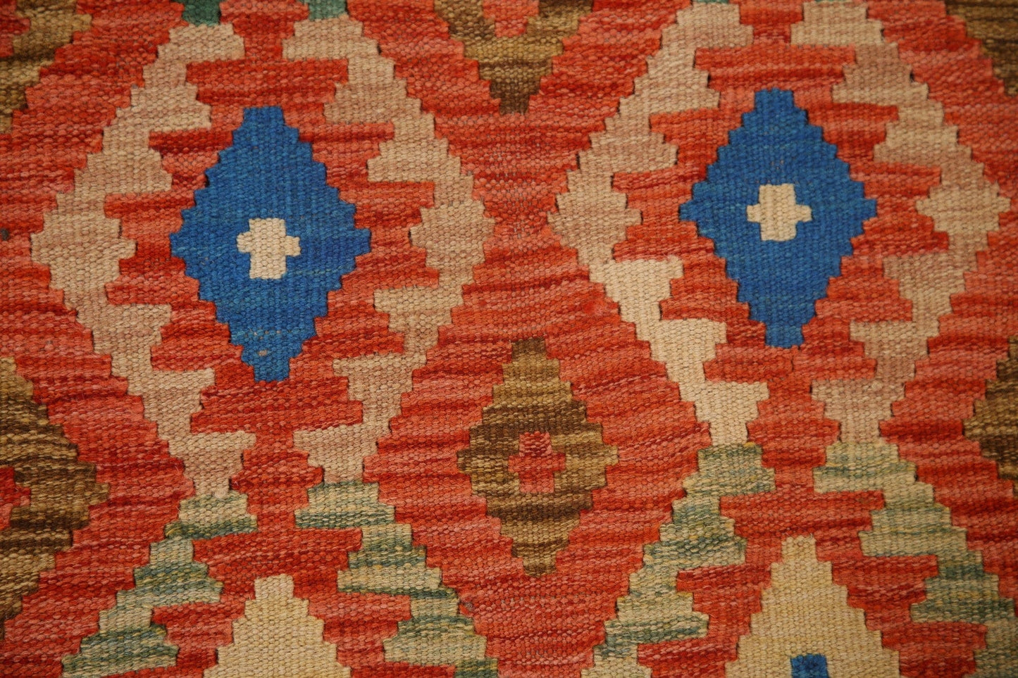 Kilim Reversible Wool Area Rug 7x10