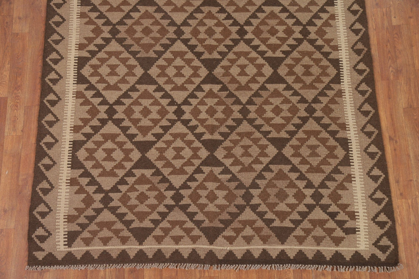 Reversible Wool Kilim Oriental Area Rug 5x8