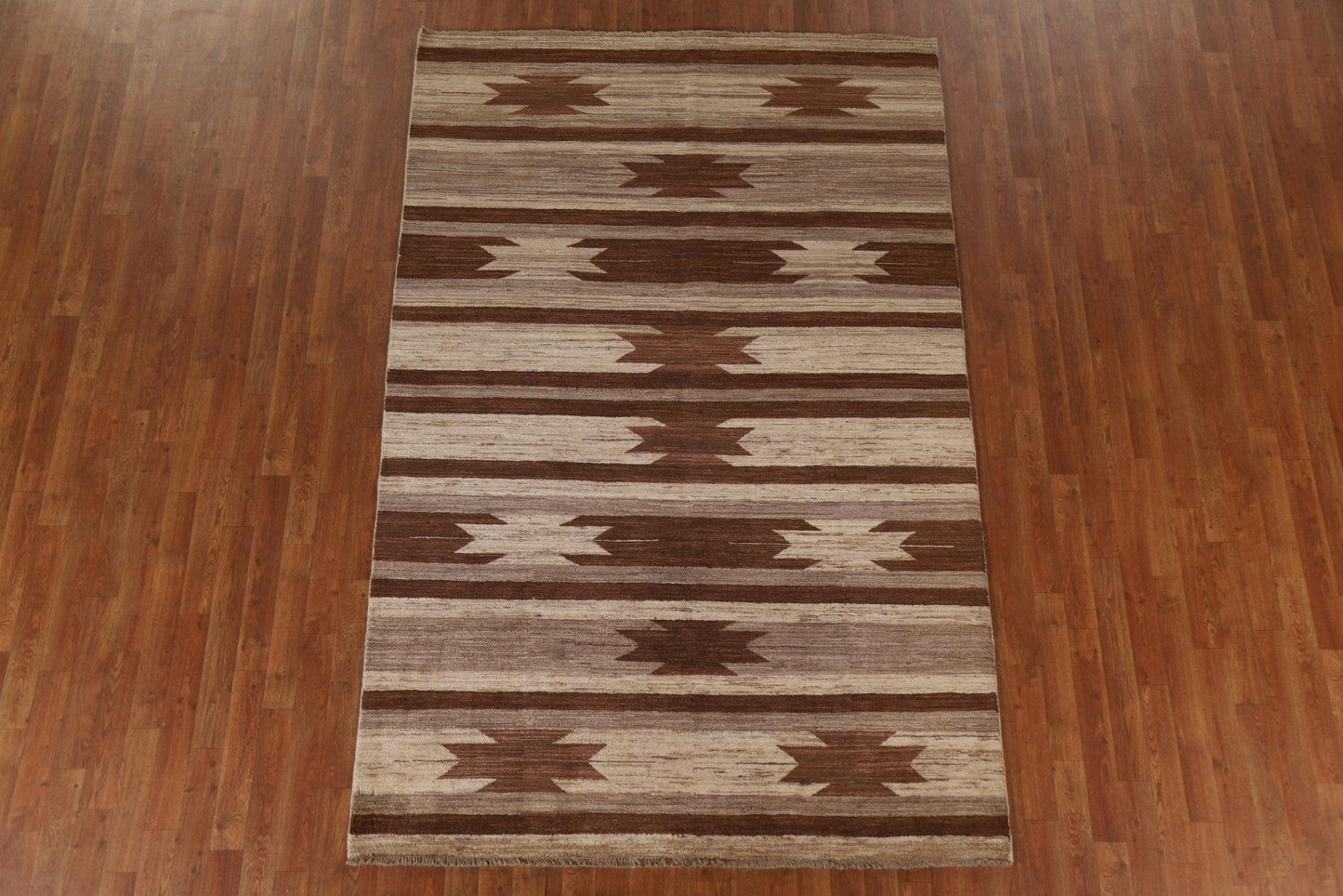 Geometric Gabbeh Kashkoli Oriental Area Rug 6x9