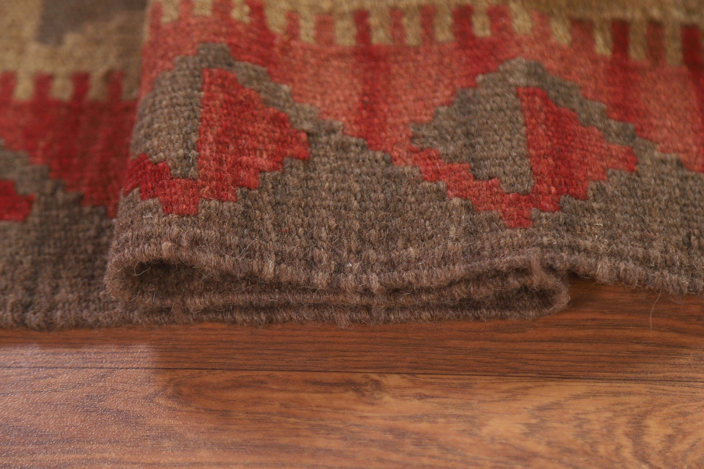 Geometric Kilim Oriental Runner Rug 3x7