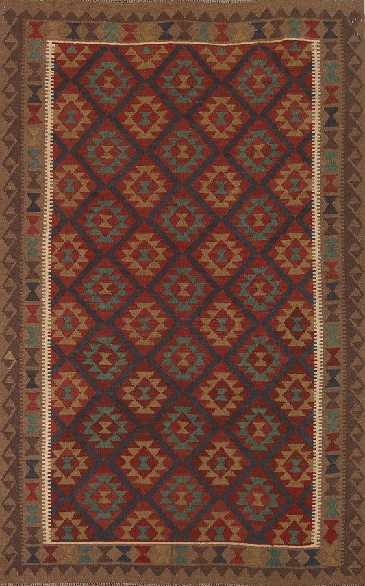 Reversible Wool Kilim Oriental Area Rug 7x10