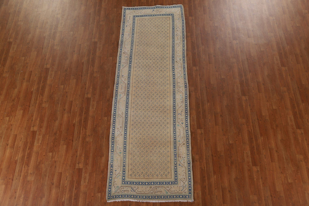 Boteh Wool Botemir Persian Runner Rug 3x10