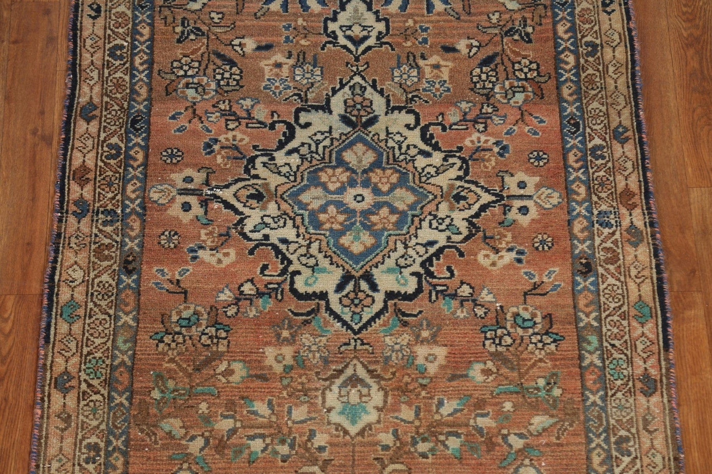 Vintage Lilian Persian Runner Rug 3x9