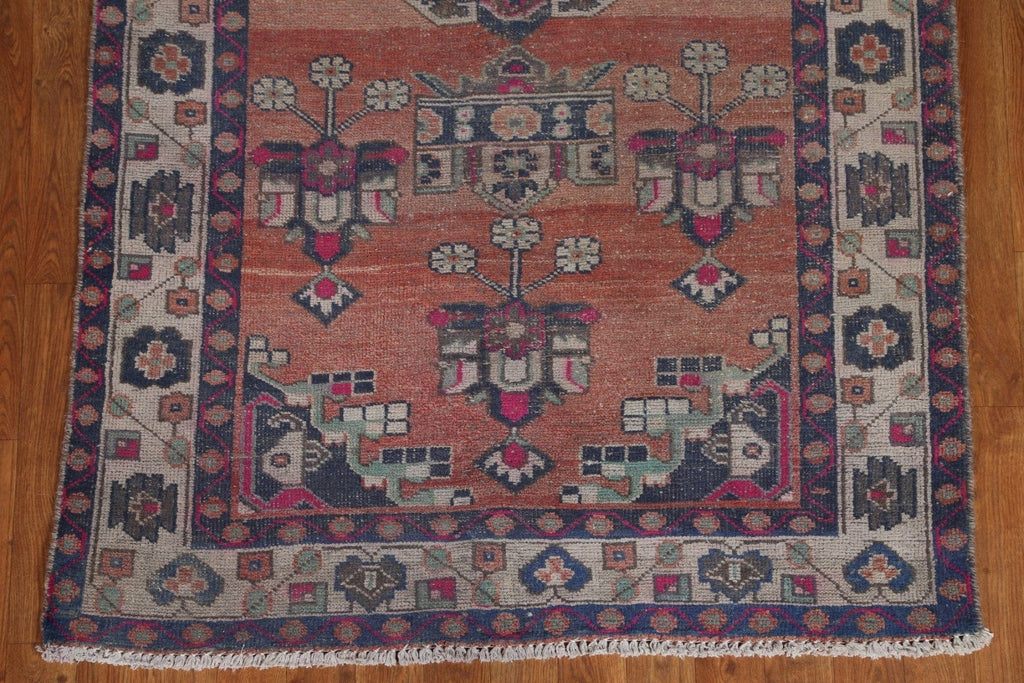 Vintage Hamedan Persian Area Rug 4x7