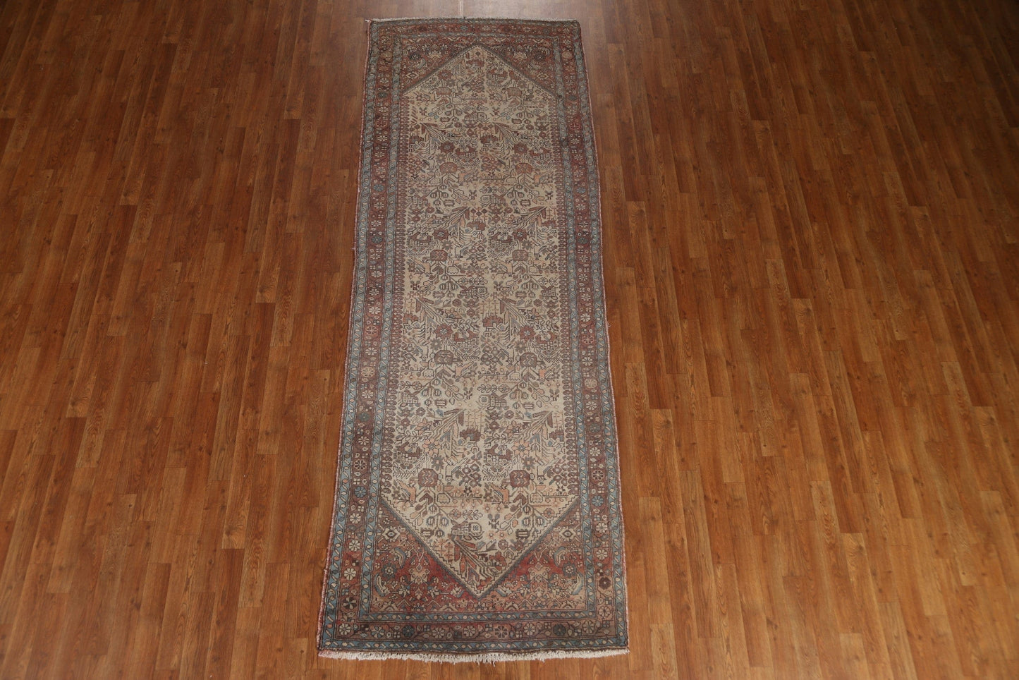 Vintage Bakhtiari Persian Runner Rug 3x10