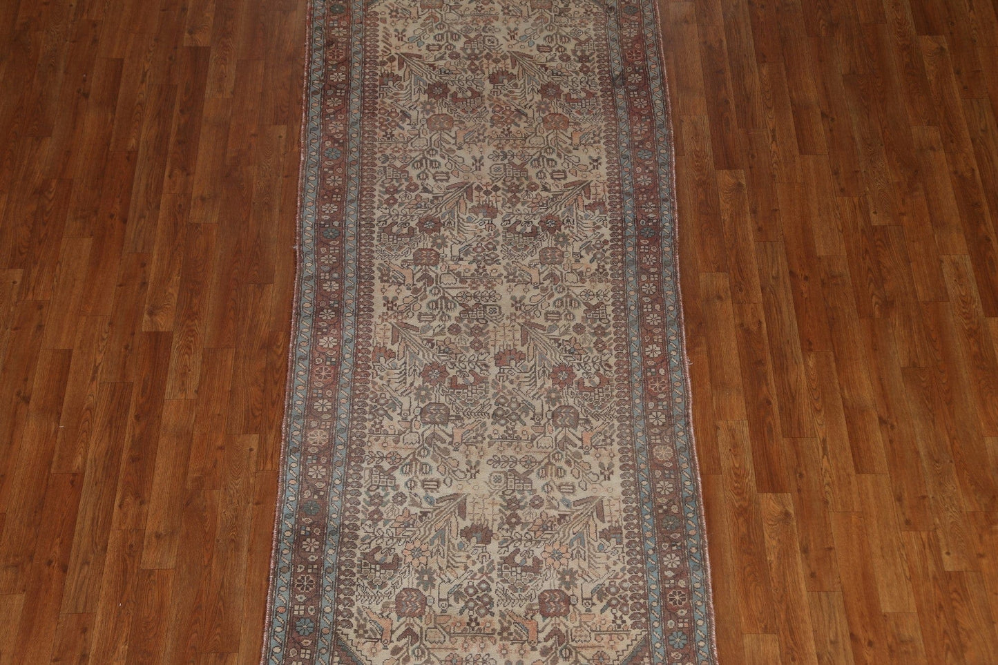 Vintage Bakhtiari Persian Runner Rug 3x10