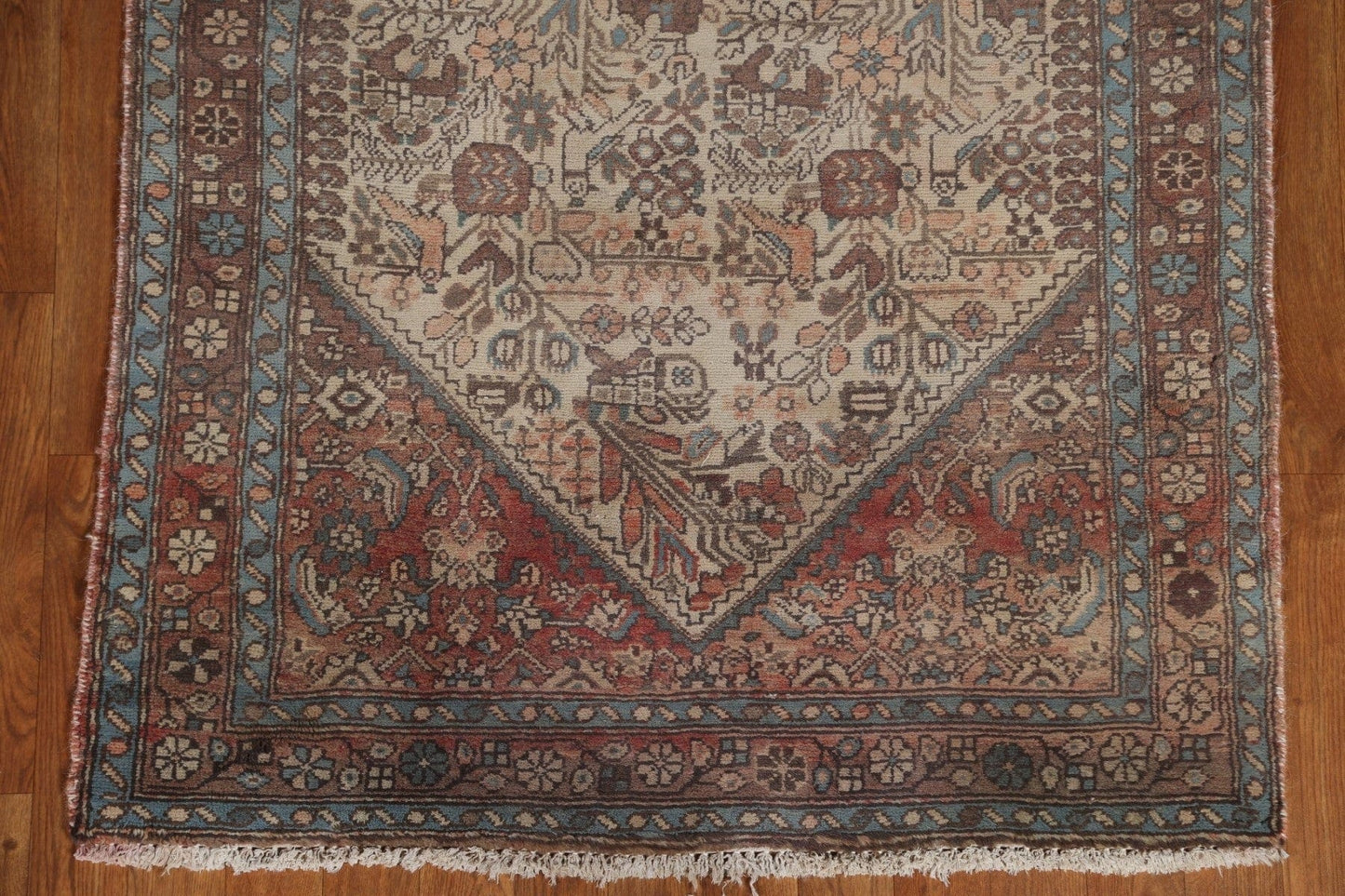 Vintage Bakhtiari Persian Runner Rug 3x10