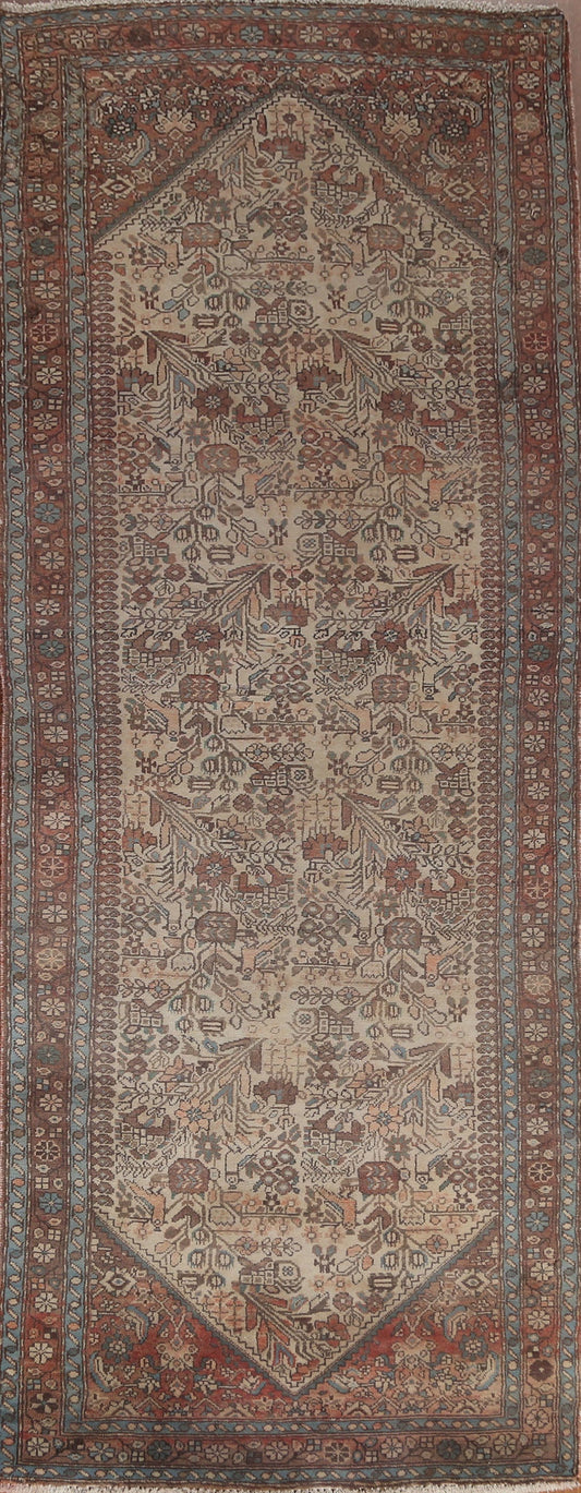 Vintage Bakhtiari Persian Runner Rug 3x10