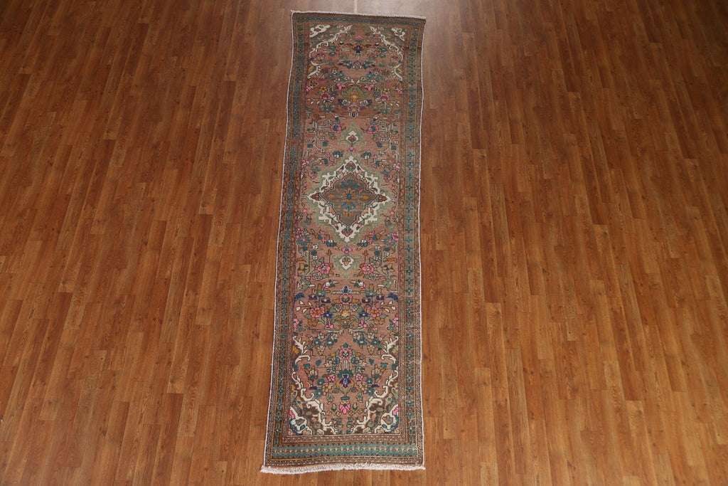 Vintage Wool Lilian Persian Runner Rug 3x10