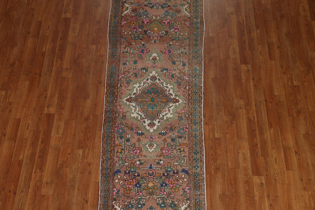 Vintage Wool Lilian Persian Runner Rug 3x10