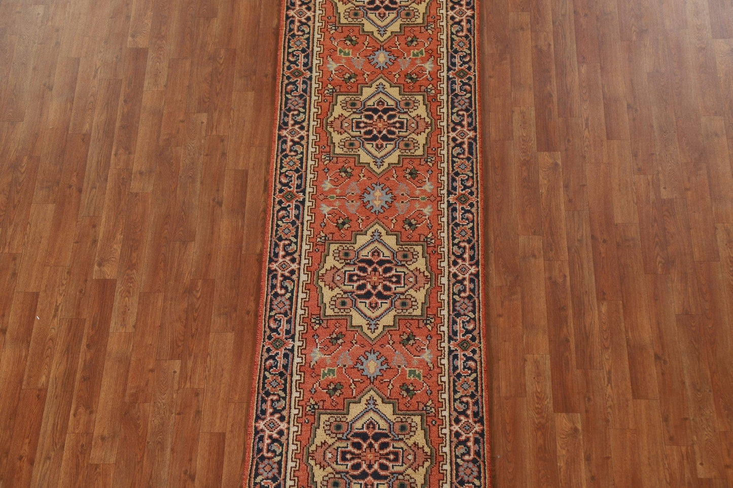 Geometric Heriz Serapi Rug 3x6