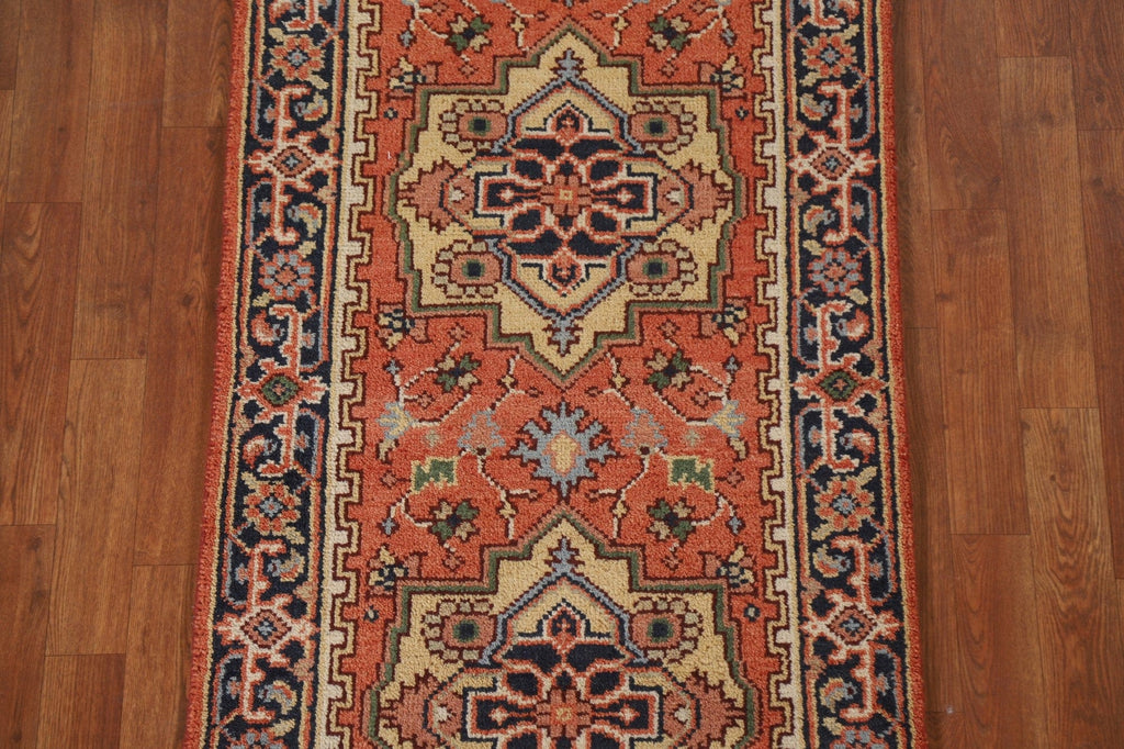 Geometric Heriz Serapi Rug 3x6