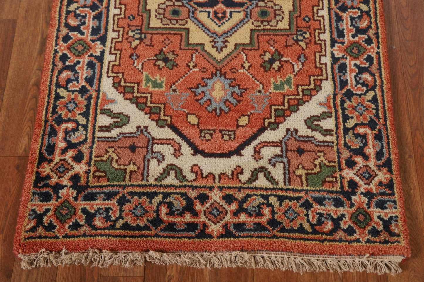 Geometric Heriz Serapi Rug 3x6