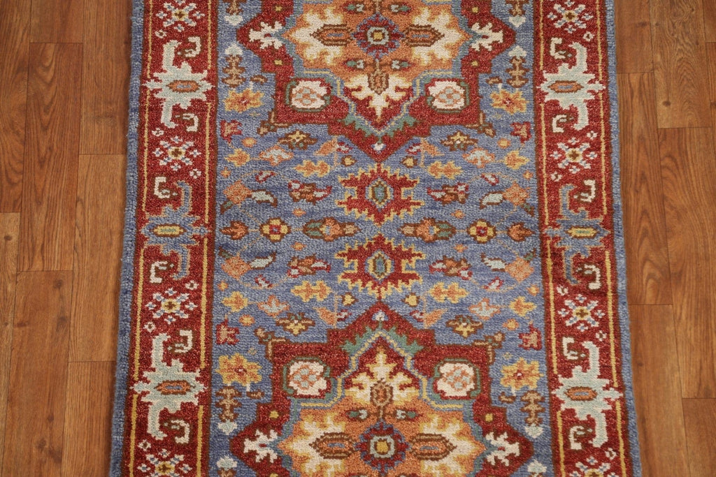 Geometric Heriz Serapi Wool Rug 3x6