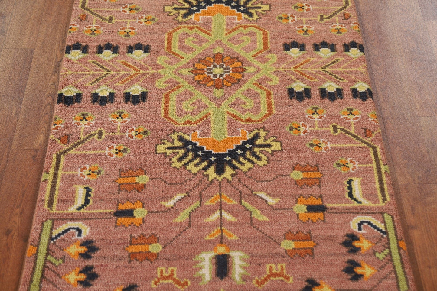 Geometric Heriz Serapi Runner Rug 3x10