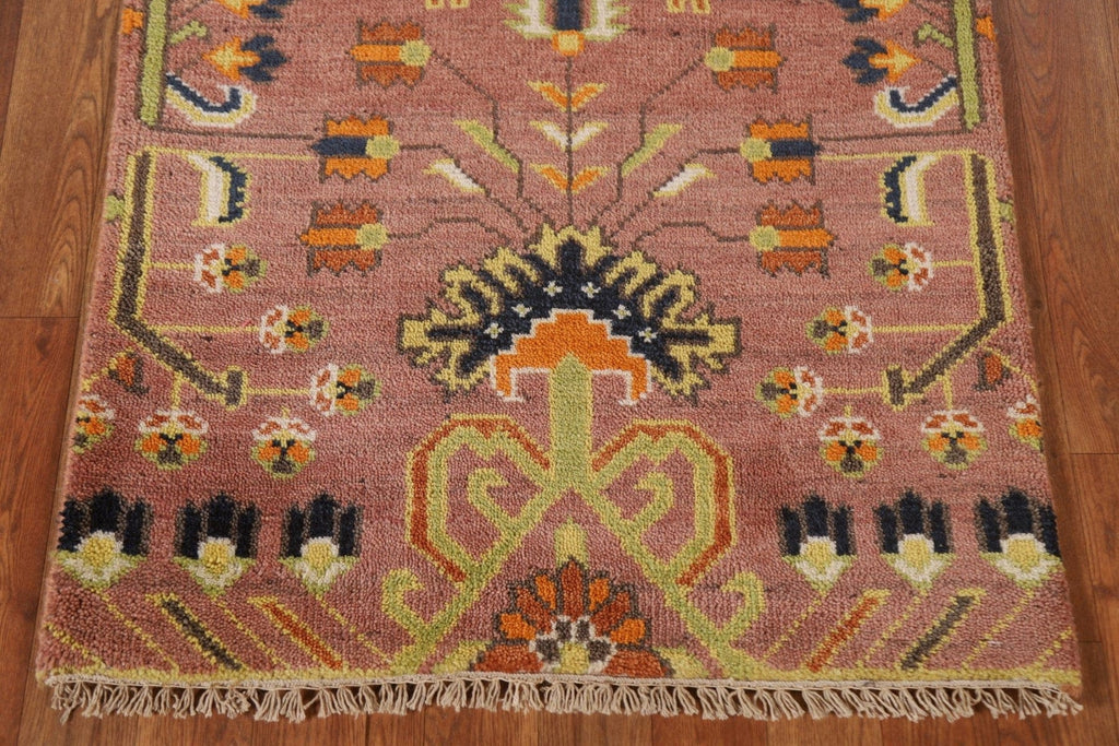 Geometric Heriz Serapi Runner Rug 3x10