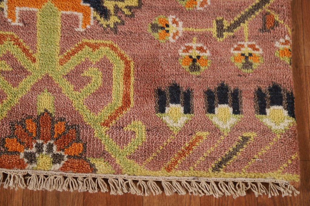 Geometric Heriz Serapi Runner Rug 3x10