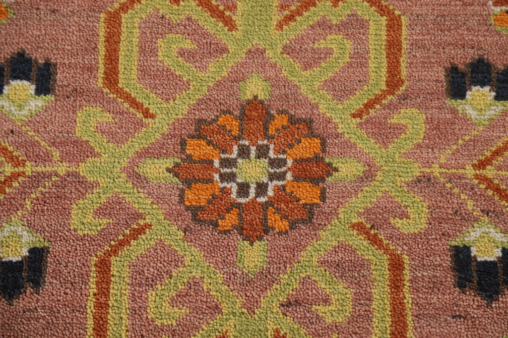 Geometric Heriz Serapi Runner Rug 3x10