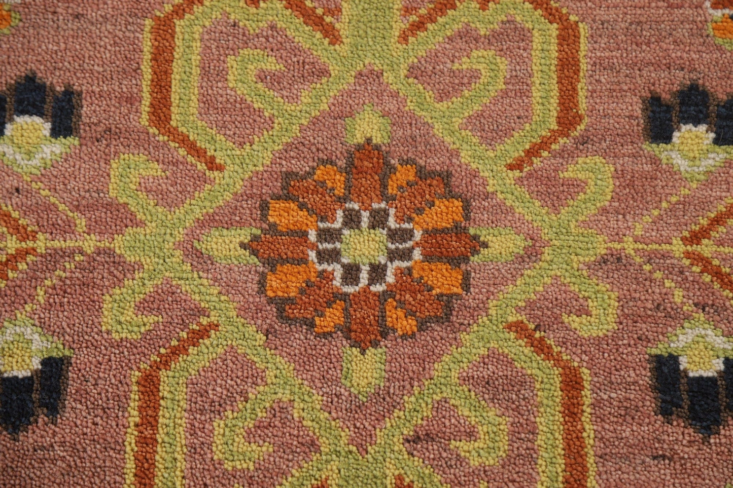 Geometric Heriz Serapi Runner Rug 3x10