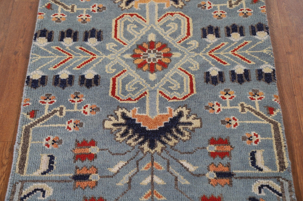 Geometric Heriz Serapi Runner Rug 2x8