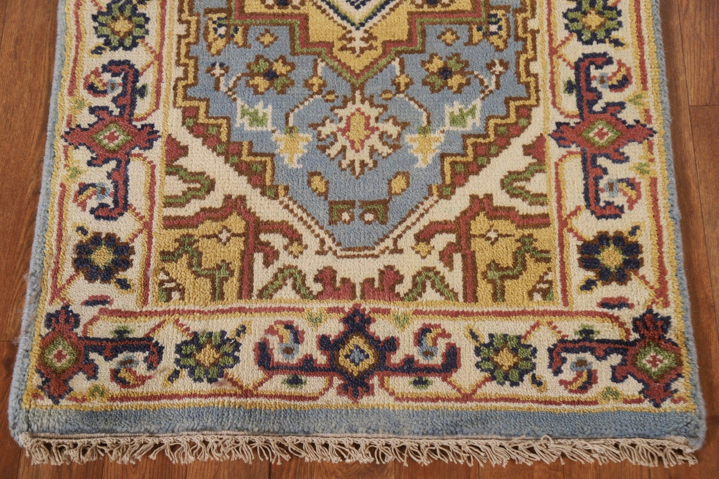 Geometric Heriz Serapi Runner Rug 2x6