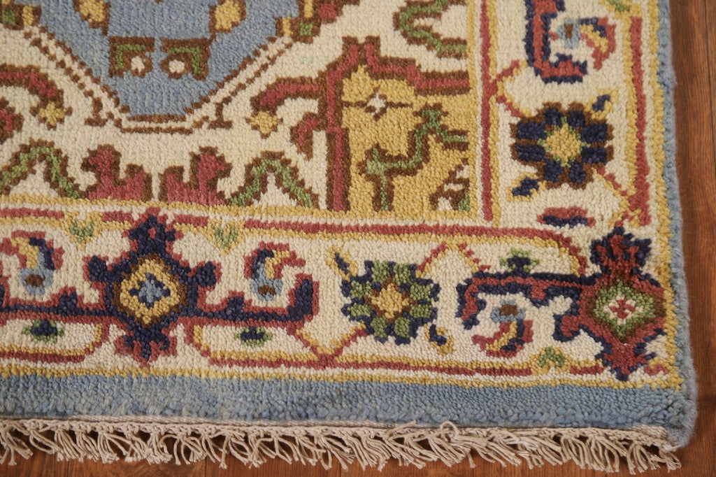 Geometric Heriz Serapi Runner Rug 2x6