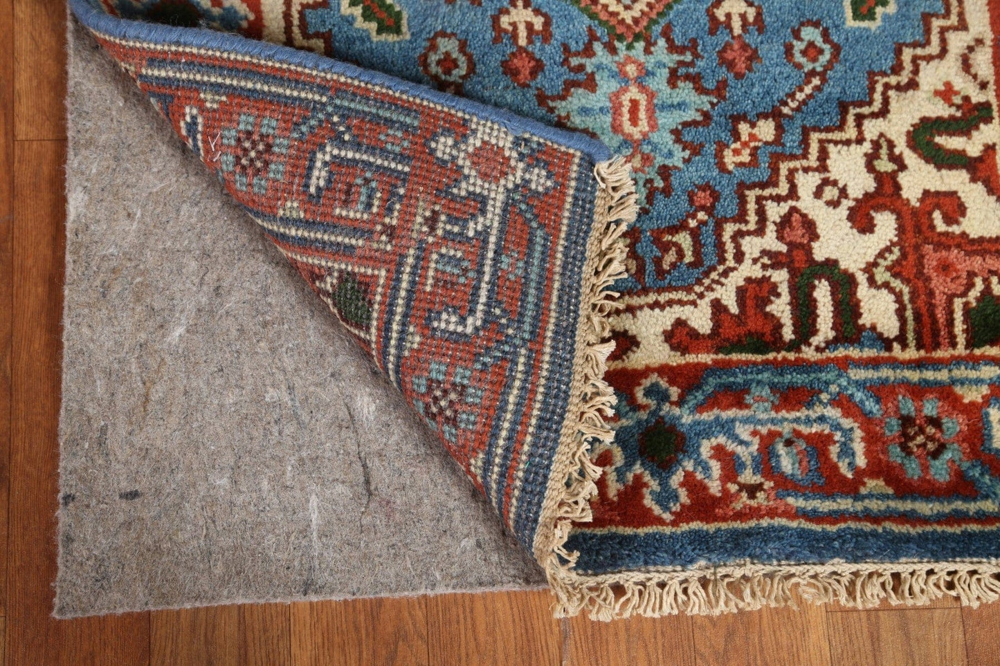 Heriz Serapi Runner Rug Hand-knotted 2x10