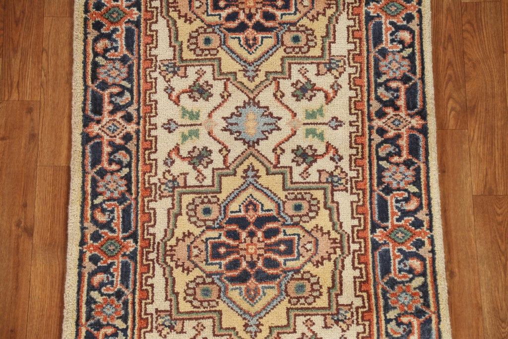 Geometric Heriz Serapi Rug 3x6