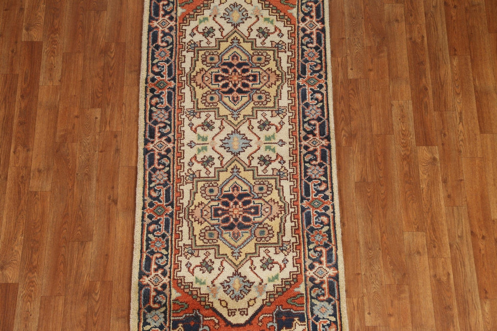 Geometric Heriz Serapi Rug 3x6