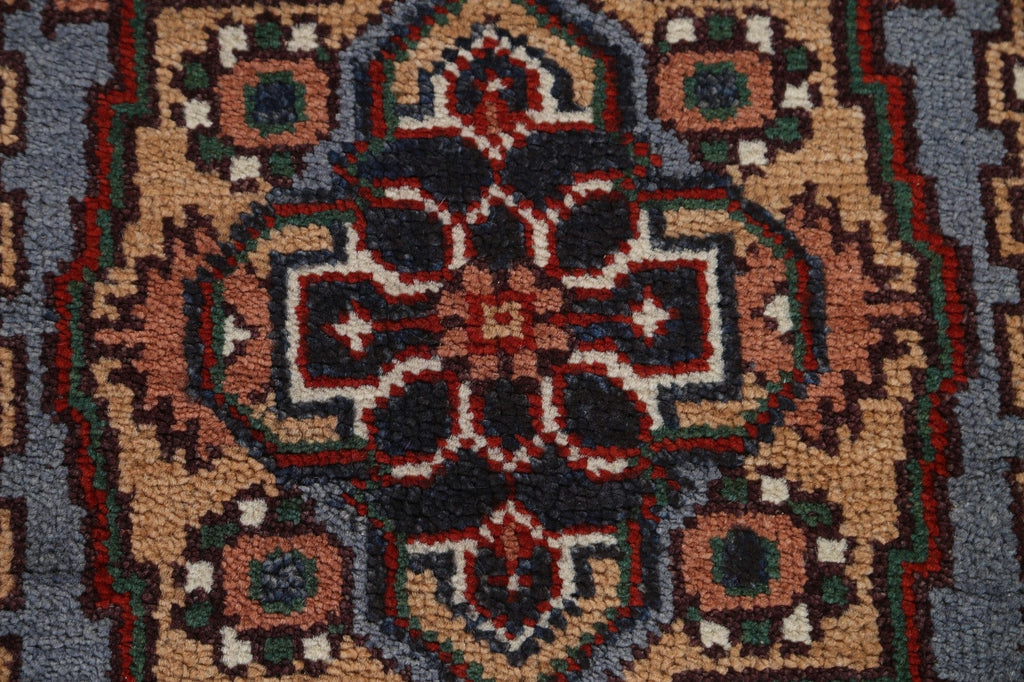 Geometric Heriz Serapi Runner Rug 3x8