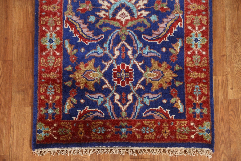 Heriz Serapi Runner Rug Hand-knotted 3x10